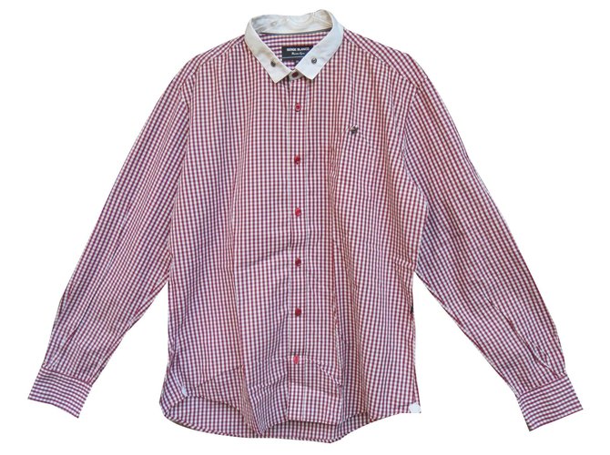 Autre Marque shirt Serge Blanco size XXL mint condition Red Cotton  ref.137305