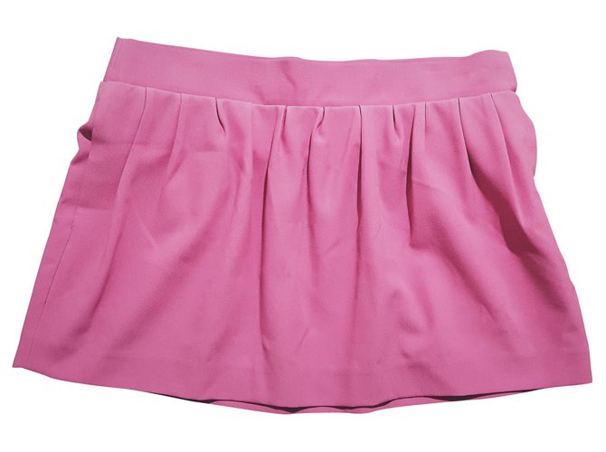 Diane Von Furstenberg die Röcke Pink Polyester Elasthan Strahl  ref.137408
