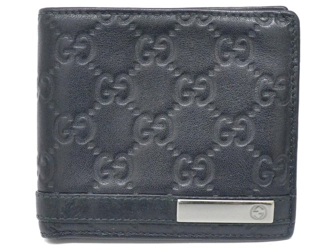 Gucci wallet Black Leather  ref.137453