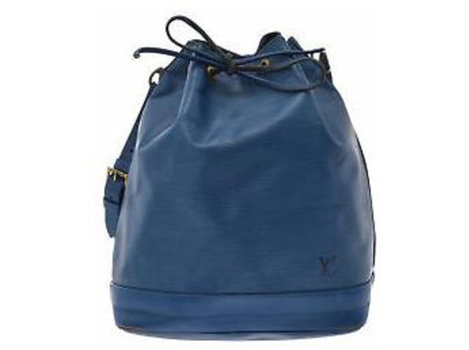 Louis Vuitton Noe GM Azul Couro  ref.137501