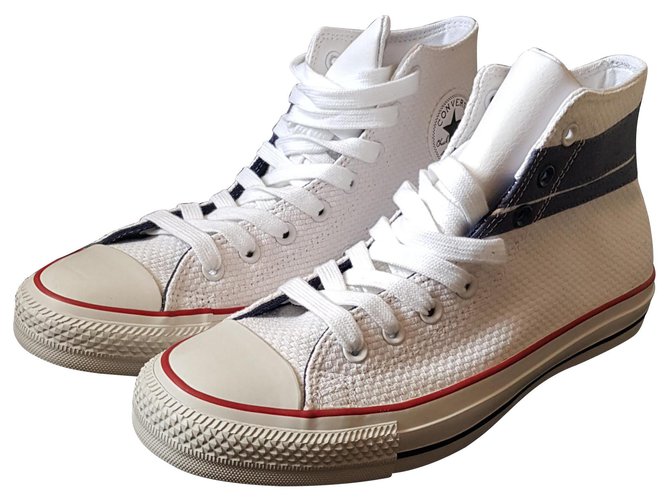 Converse sneakers Toile Blanc Multicolore  ref.137667