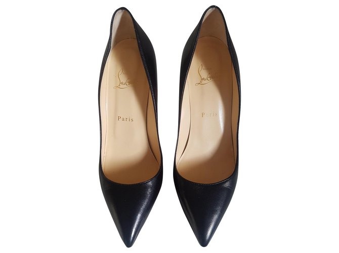 Christian Louboutin Pigalle Black Leather  ref.137692