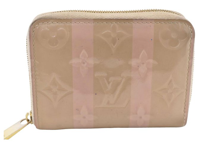 Louis Vuitton Zippy Cuir Rose  ref.137707