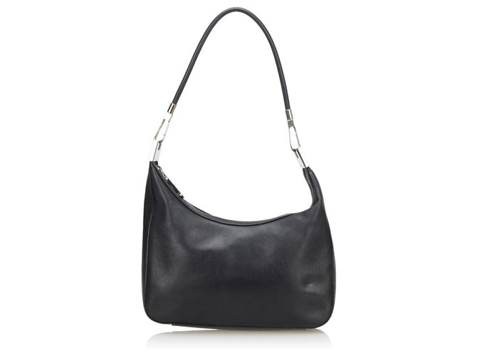 Gucci Black Leather Shoulder Bag  ref.137783