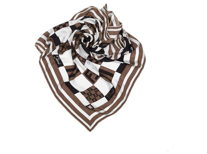 fendi print scarf