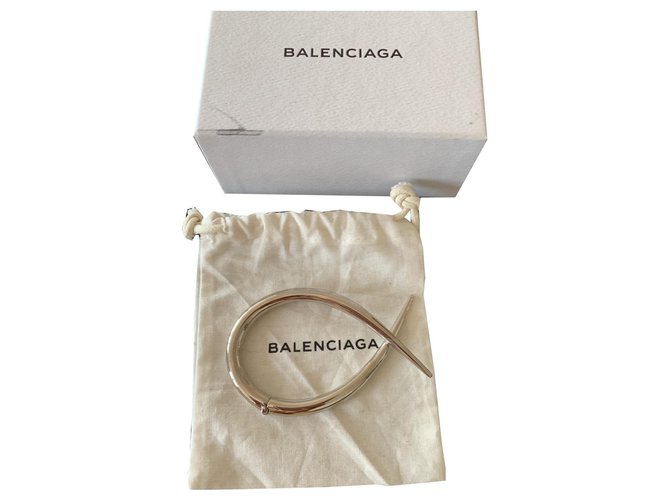 New silver Balenciaga bracelet Silvery Silver-plated  ref.137848