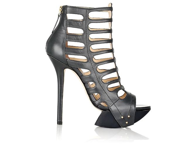 Botines camilla skovgaard jaula Gris