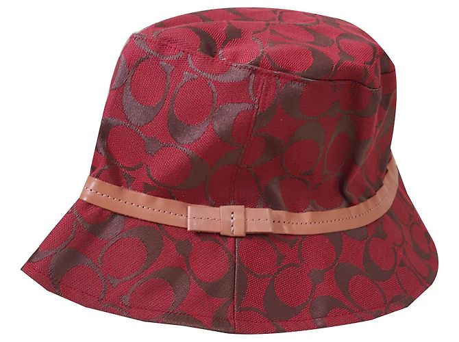 Coach Cloth Hat Coral Multiple colors