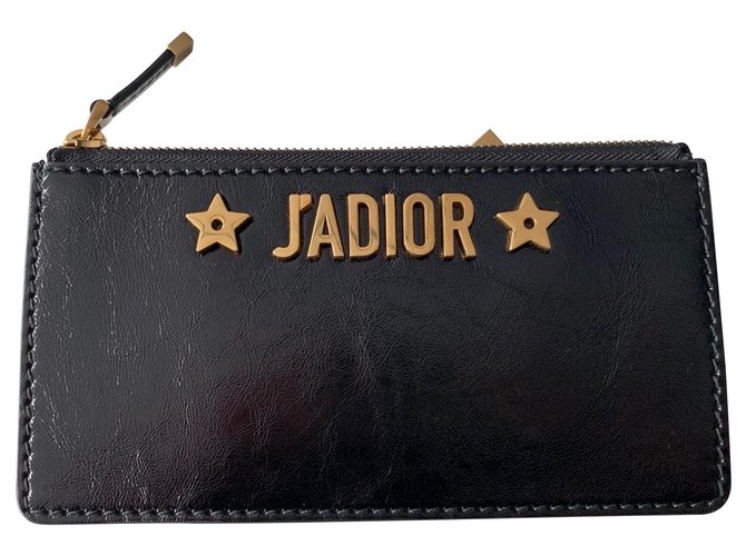 Christian Dior J'adior Black Leather  ref.138048