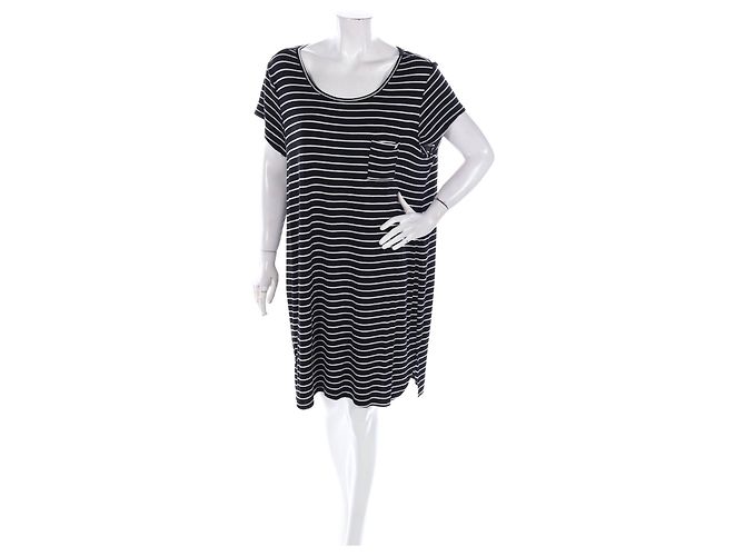 Nicole Miller Vestidos Negro Blanco
