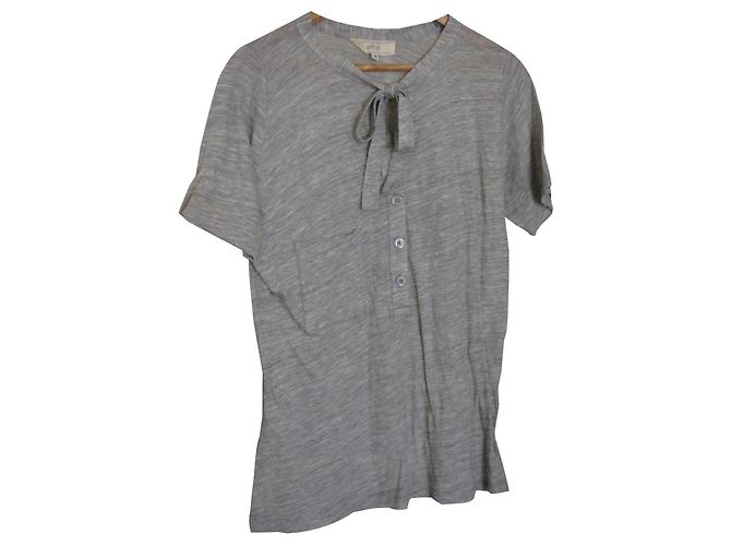 T-shirt Vanessa Bruno Athe in cotone grigio antracite