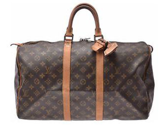 Louis Vuitton Keepall 45 Brown Cloth  ref.138361