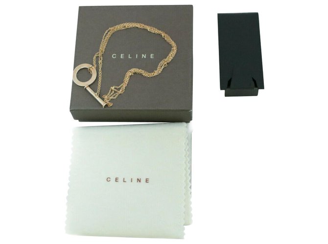 Céline Celine necklace Silvery Silver-plated  ref.138527