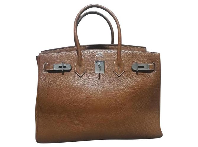 Hermès Birkin 35 Brown Leather  ref.138792
