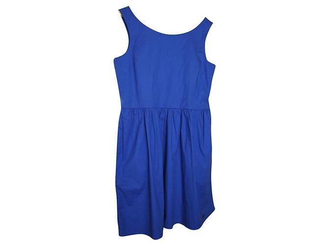 Pepe Jeans Kleid Hellblau aus Baumwolle Größe L