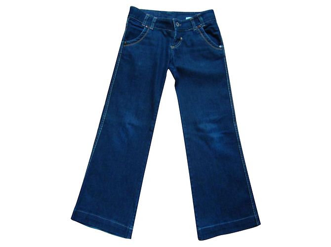 Autre Marque P & Y Raw Denim Jeans Blau Größe 40