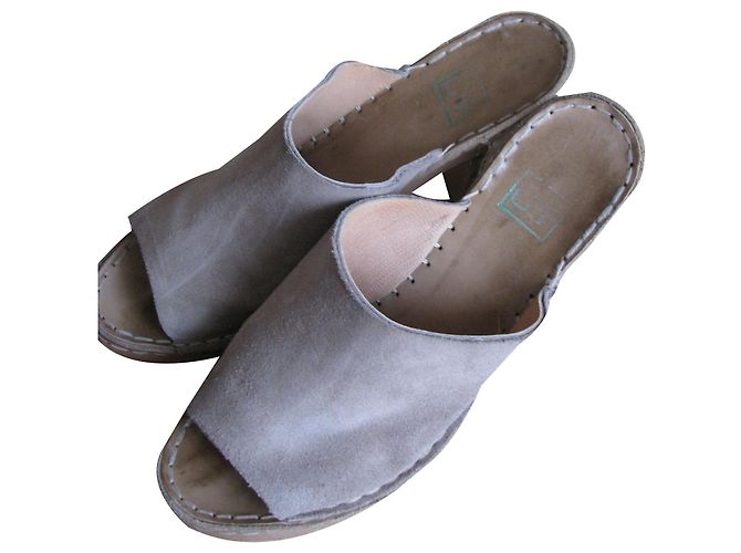 Autre Marque Mules QSP+ Beige Nubuck 39