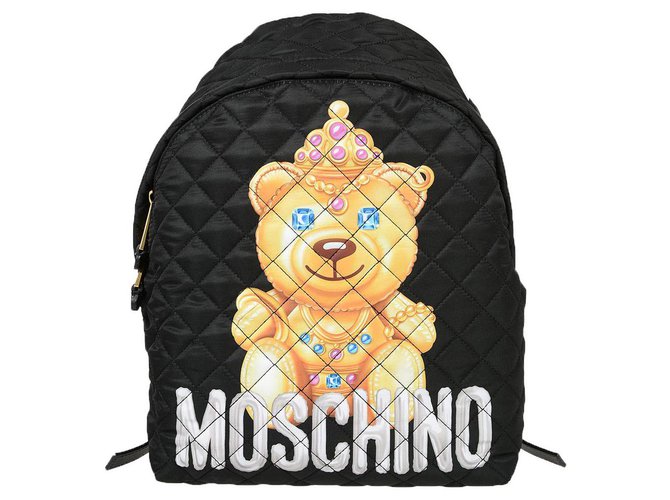 Moschino backpack new Black Nylon  ref.139264