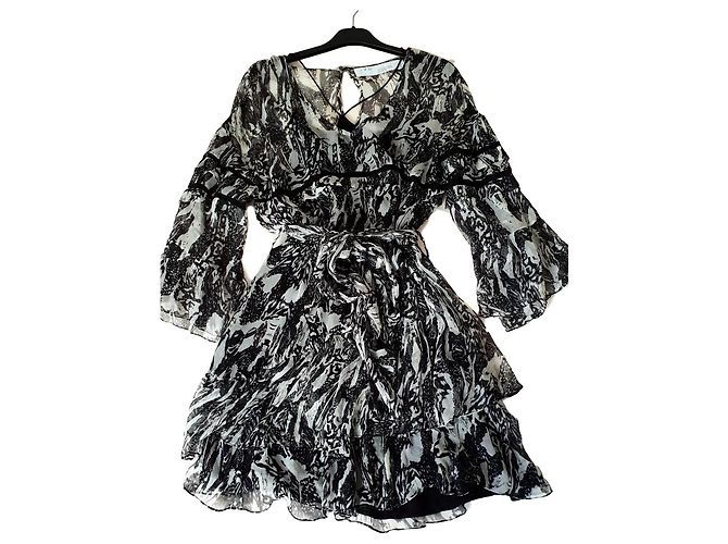 Vestido Clash Iro Estampado Zebra Viscosa Estampado de cebra