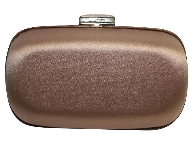 Lancel Premier Flirt Clutch Beige