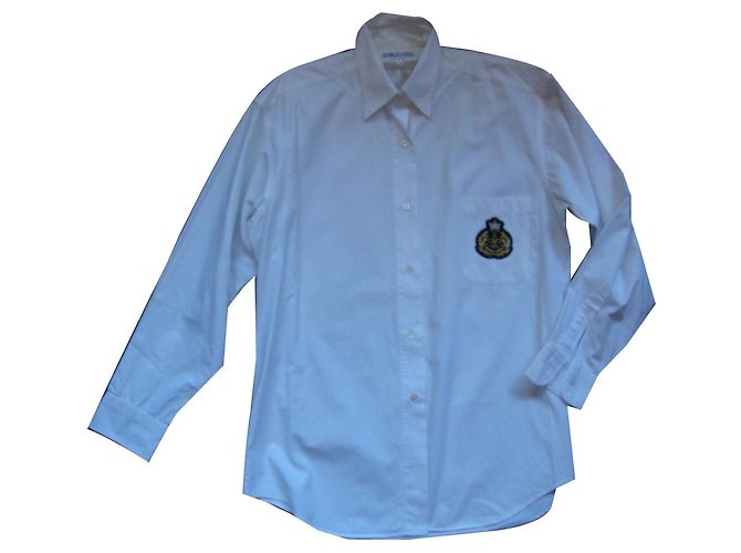 Camisa Georges Rech de algodón blanca Blanco