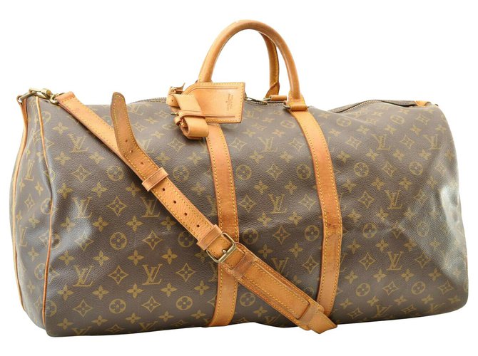 Louis Vuitton Keepall Bandouliere 55 Cloth  ref.139615