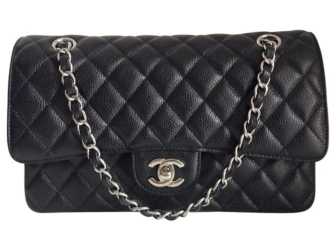 Classique Chanel Sacs à main Noir