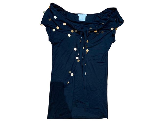 Top de algodão preto Givenchy