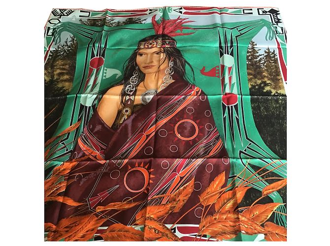 Hermès Wa'ko-ni Verde escuro