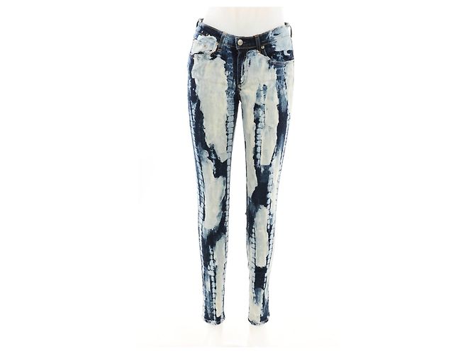 Vaqueros slim Rag & Bone azules de algodón y elastano talla 28 