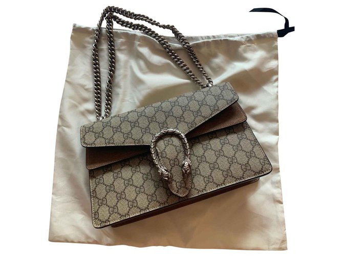 Gucci Dionysus Supreme / Floral Small Beige Cloth ref.1005857 - Joli Closet
