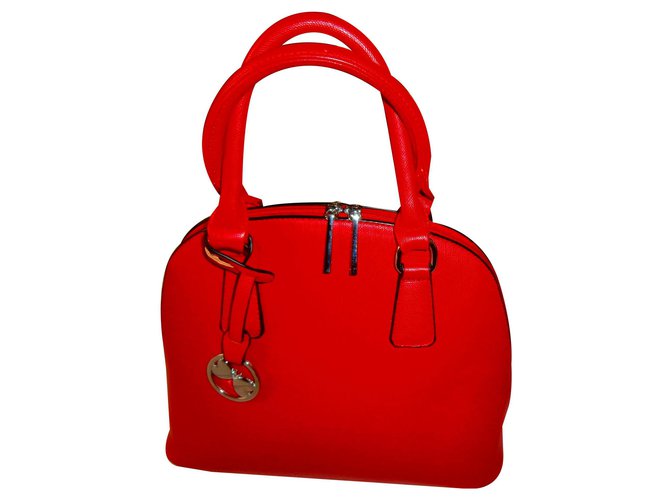 Autre Marque Handbags Red Leather  ref.139747