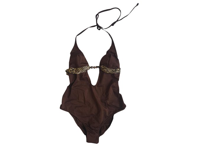 Malizia by La Perla swimsuit Dark brown Polyamide  ref.139803