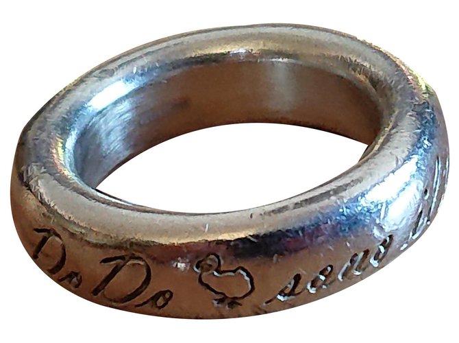 Dodo Pomellato Ring Silber Geld  ref.139813