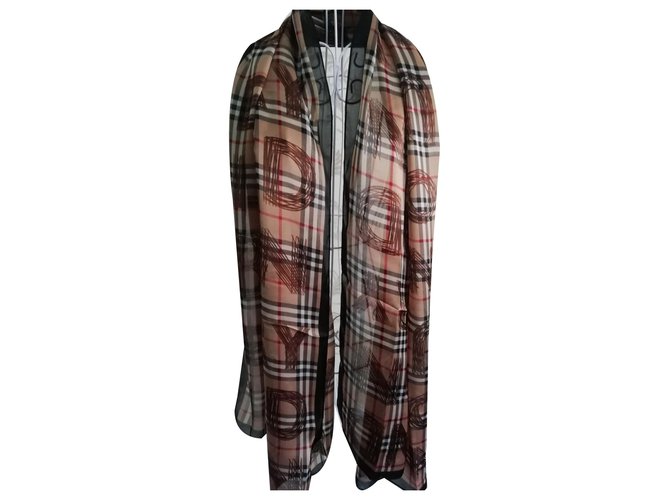 Burberry London silk scarf Beige  ref.139962