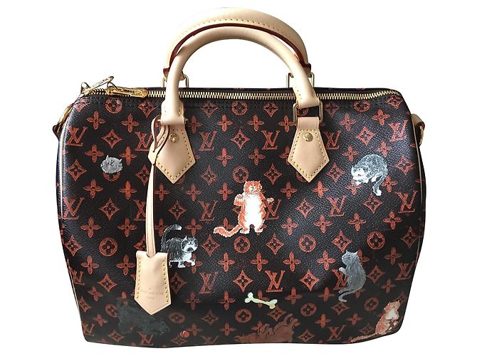 Speedy Louis Vuitton Catogramme rapide Marron