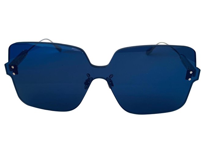 gafas de sol dior colorquake1 terremoto de color 1 Para estrenar Azul Metal  ref.140143