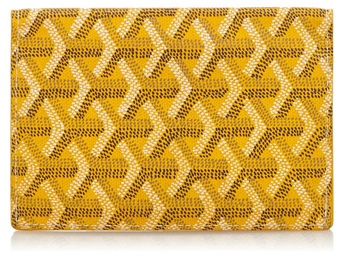 Goyard Yellow Goyardine Saint Pierre Card Holder Multiple colors