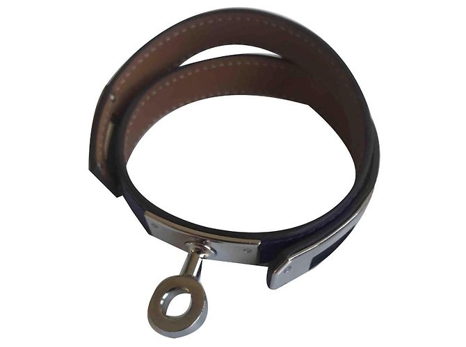 Kelly Double Tour Hermès Turnê com Pulseira Kelly Roxo