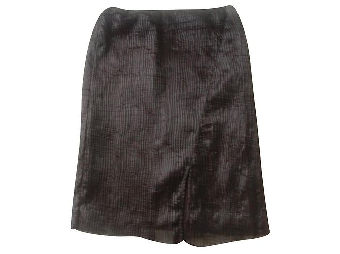 Falda Philosophy Di Alberta Ferretti negra de poliéster Negro