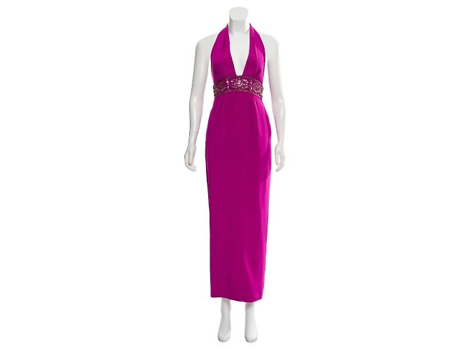 Marchesa Notte Abendkleid Fuschia