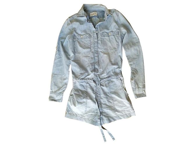 Polo Ralph Lauren Denim & Supply de Ralph Lauren Denim Utility Playsuit Azul claro