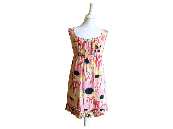 Belle robe en soie par Max & Co. Multicolore  ref.140550
