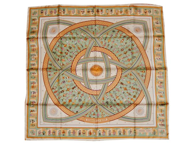 Hermès DARE LA MANO Multicolore Seta