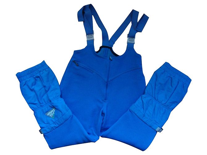 Autre Marque Dark blue ski suit polyamide size 38