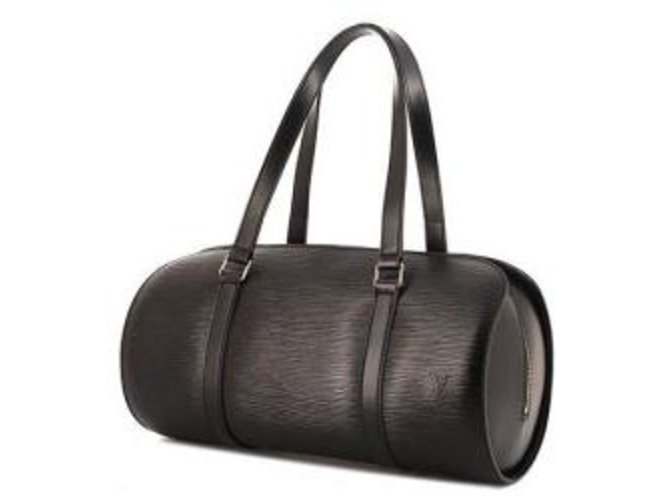 Louis Vuitton Soufflot Black Leather  ref.140666