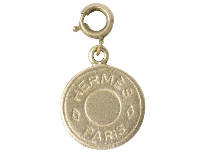 Hermès Sellier Prata Metal  ref.140681