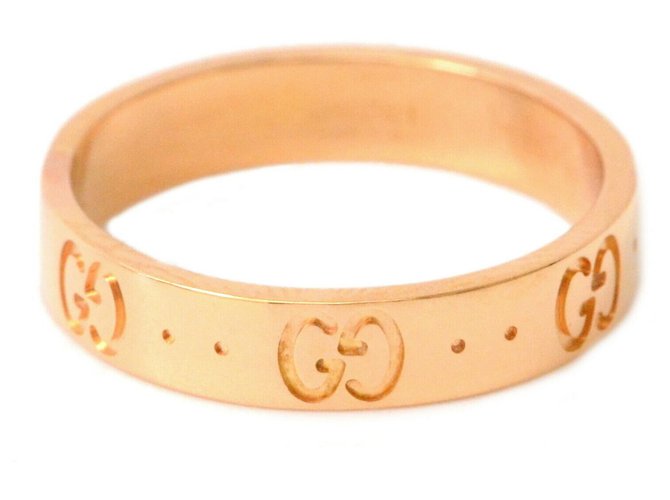 Gucci Icon Ring Or rose Doré  ref.140756