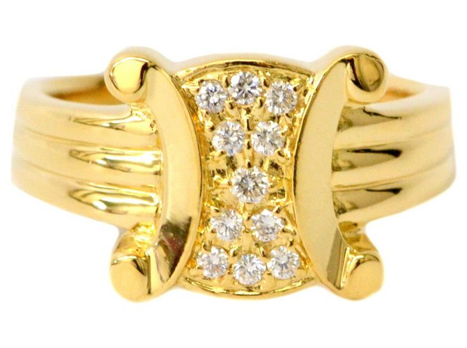 Céline Diamond Ring Yellow Yellow gold  ref.140772