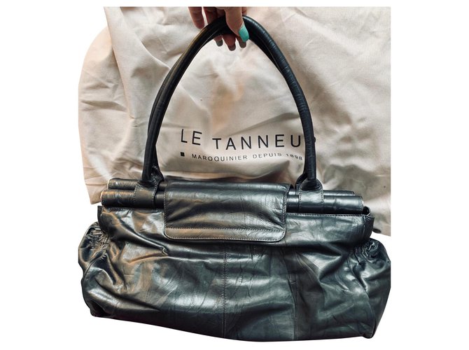 Le Tanneur Bag in calf leather - Rare Model Black  ref.140813